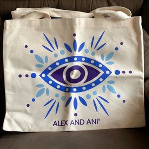 Brand new Alex and Ani canvas tote